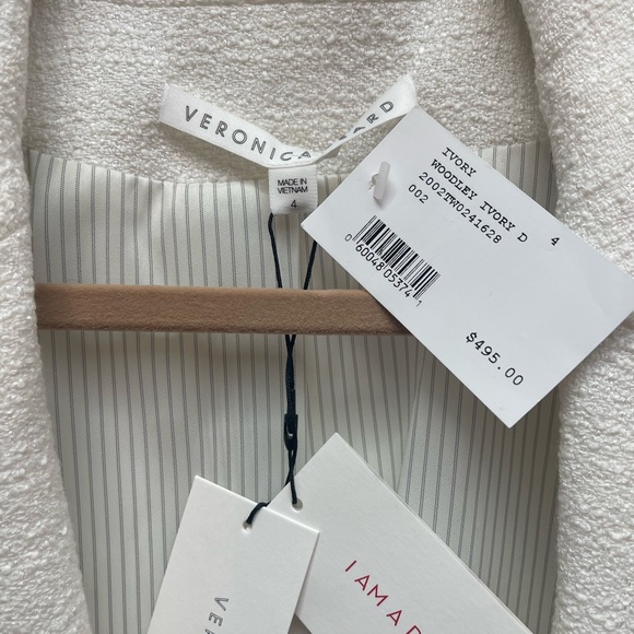 Veronica Beard ivory/ white tweed blazer and skirt set - Picture 6 of 6